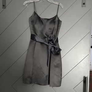 Catherine Regehr Spaghetti-Strap Cocktail Dress in Black